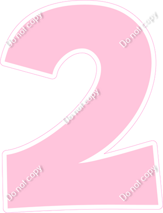 KG 18" Individuals - Flat Baby Pink 2