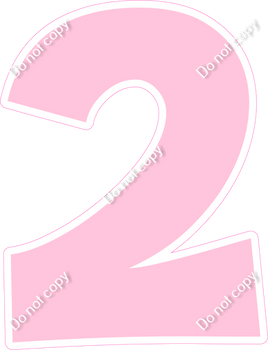 KG 18" Individuals - Flat Baby Pink 2