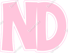 KG 18" Individuals - Flat Baby Pink ND