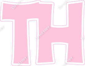 KG 18" Individuals - Flat Baby Pink TH