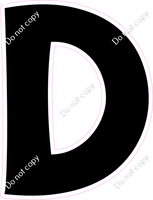 KG 18" Individuals - Flat Black D