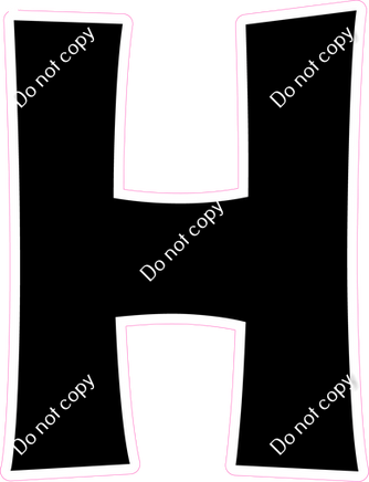 KG 18" Individuals - Flat Black H