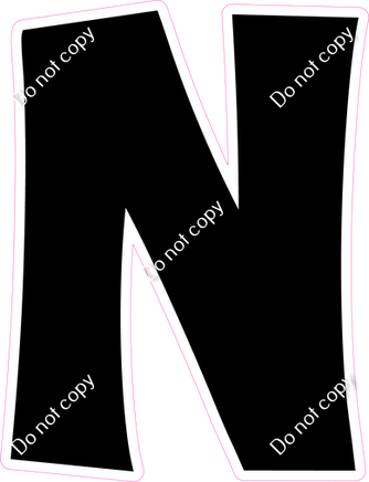 KG 18" Individuals - Flat Black N