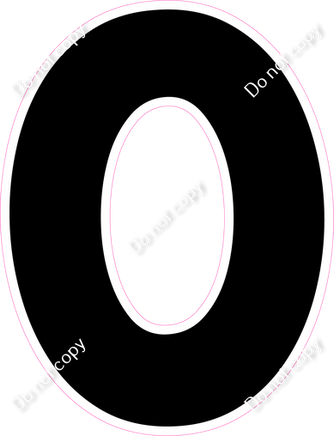 KG 18" Individuals - Flat Black O