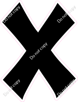 KG 18" Individuals - Flat Black X