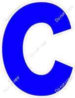 KG 18" Individuals - Flat Blue C