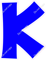 KG 18" Individuals - Flat Blue K