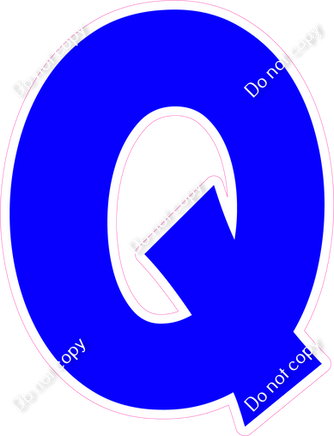 KG 18" Individuals - Flat Blue Q