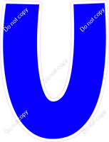 KG 18" Individuals - Flat Blue U