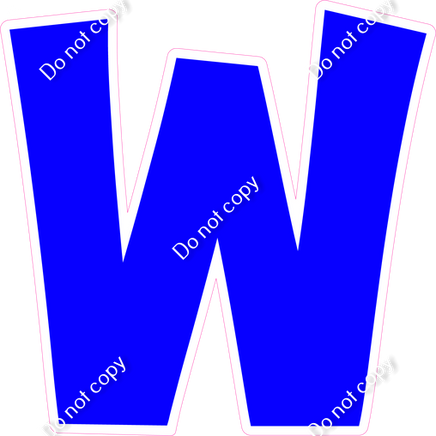 KG 18" Individuals - Flat Blue W