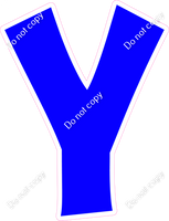 KG 18" Individuals - Flat Blue Y