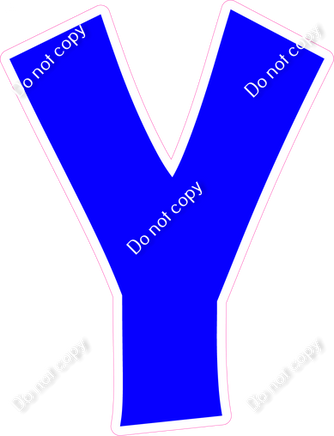 KG 18" Individuals - Flat Blue Y