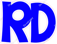 KG 18" Individuals - Flat Blue RD