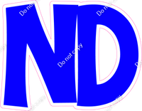 KG 18" Individuals - Flat Blue ND