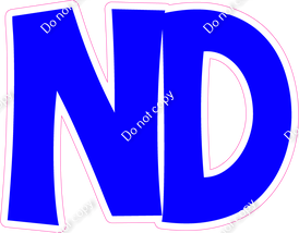 KG 18" Individuals - Flat Blue ND