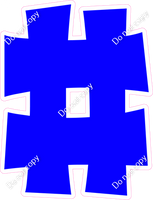 KG 18" Individuals - Flat Blue #