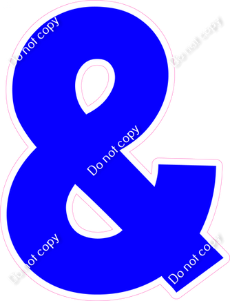 KG 18" Individuals - Flat Blue &