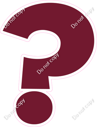 KG 18" Individuals - Flat Burgundy ?