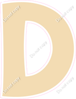 KG 18" Individuals - Flat Champagne D