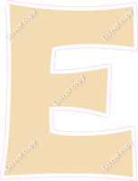 KG 18" Individuals - Flat Champagne E