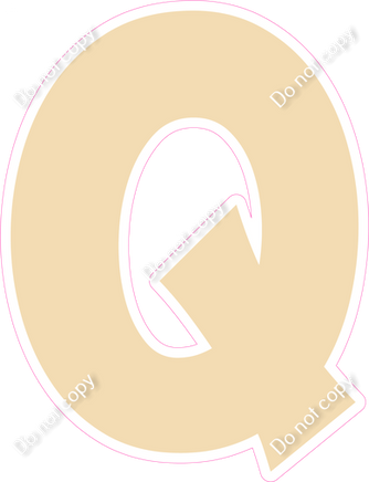 KG 18" Individuals - Flat Champagne Q