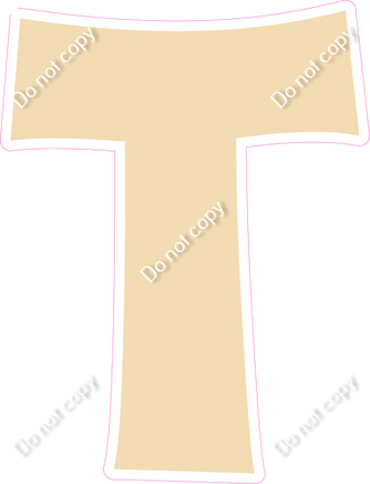 KG 18" Individuals - Flat Champagne T