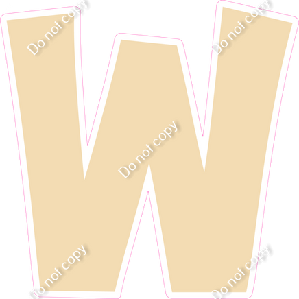 KG 18" Individuals - Flat Champagne W