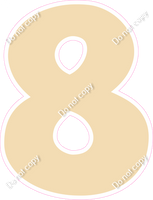 KG 18" Individuals - Flat Champagne 8