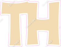 KG 18" Individuals - Flat Champagne TH