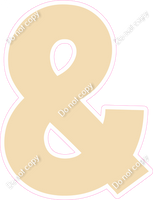 KG 18" Individuals - Flat Champagne &