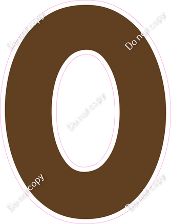 KG 18" Individuals - Flat Chocolate O