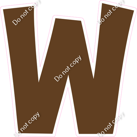 KG 18" Individuals - Flat Chocolate W