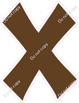 KG 18" Individuals - Flat Chocolate X