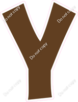 KG 18" Individuals - Flat Chocolate Y