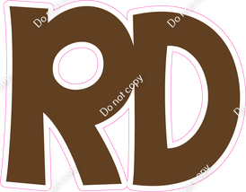 KG 18" Individuals - Flat Chocolate RD