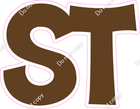 KG 18" Individuals - Flat Chocolate ST