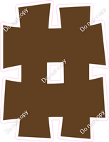 KG 18" Individuals - Flat Chocolate #