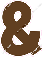 KG 18" Individuals - Flat Chocolate &