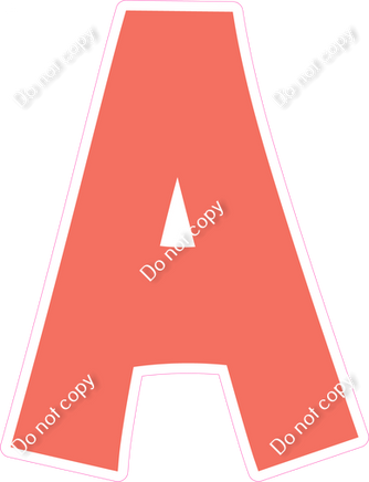 KG 18" Individuals - Flat Coral A