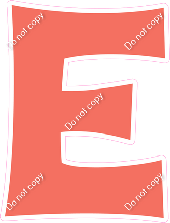 KG 18" Individuals - Flat Coral E