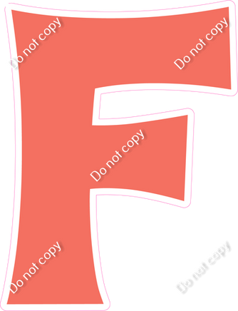 KG 18" Individuals - Flat Coral F