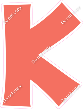 KG 18" Individuals - Flat Coral K