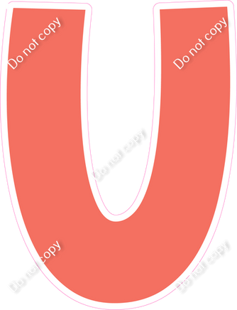 KG 18" Individuals - Flat Coral U