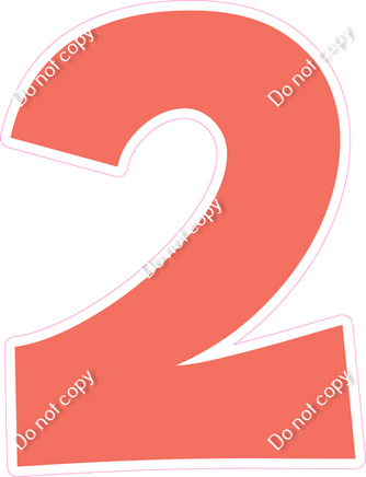 KG 18" Individuals - Flat Coral 2