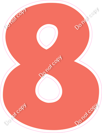 KG 18" Individuals - Flat Coral 8