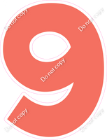 KG 18" Individuals - Flat Coral 9