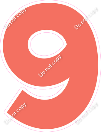 KG 18" Individuals - Flat Coral 9