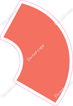 KG 18" Individuals - Flat Coral Apostrophe