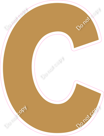 KG 18" Individuals - Flat Gold C