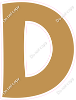 KG 18" Individuals - Flat Gold D